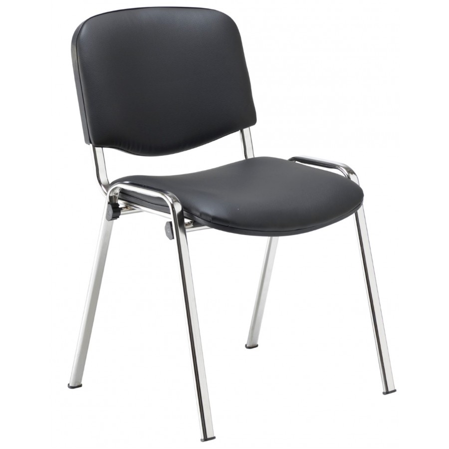 Club Wipe Clean PU Visitor Stacking Chair